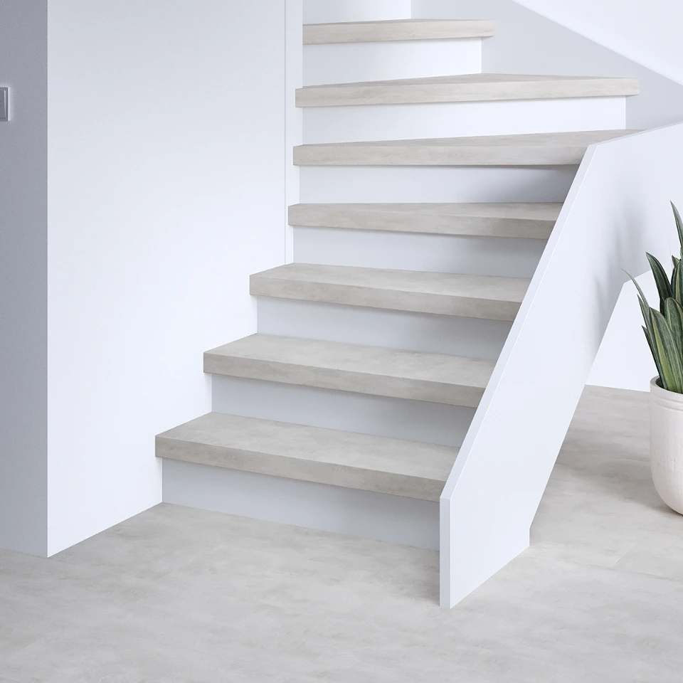 Cire Premium SPC, witte stootborden, sfeerimpressie
