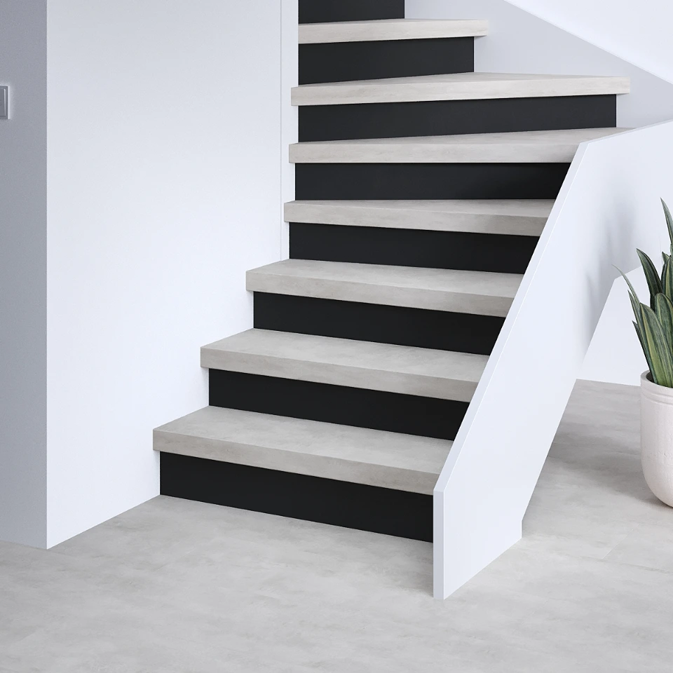Cire Premium SPC, zwarte stootborden, sfeerimpressie