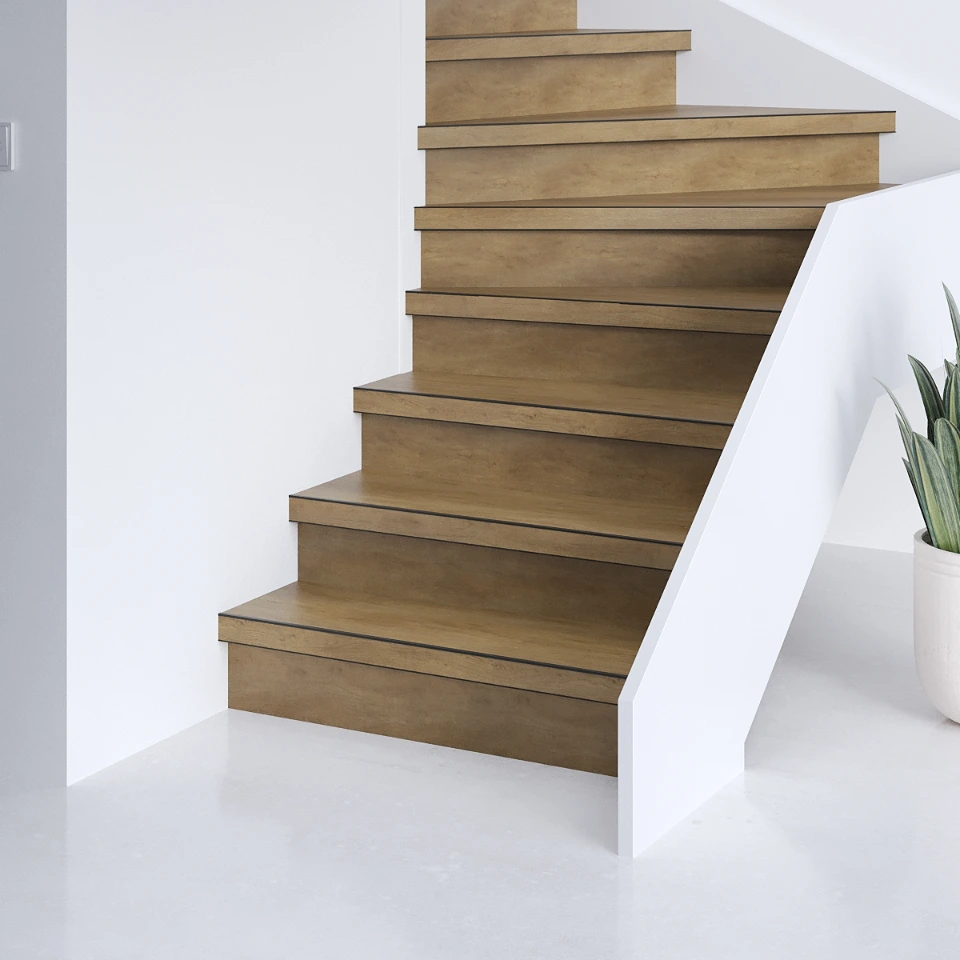 Stormwood Easy SPC, stootborden in stormwood, sfeerimpressie