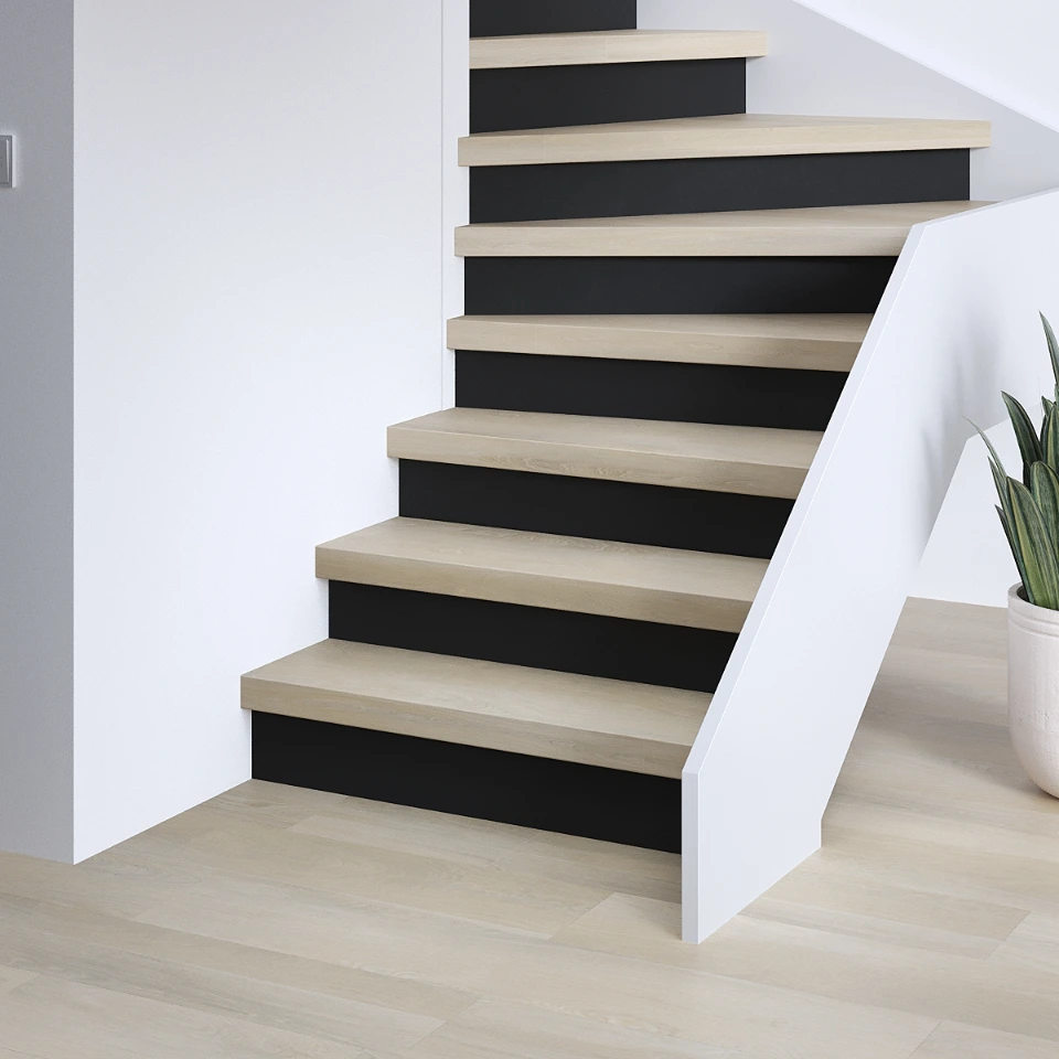 Nordic Premium SPC, zwarte stootborden, sfeerimpressie