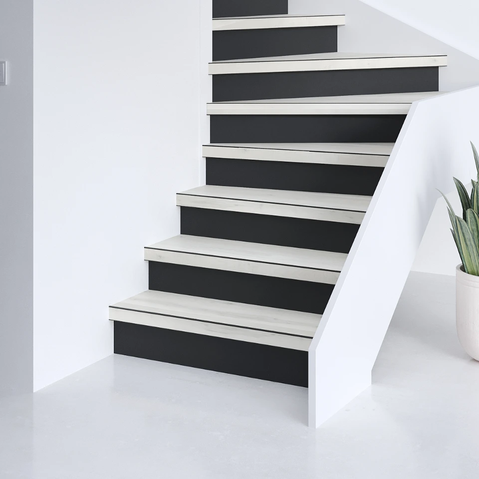 Ashborne Easy SPC, zwarte stootborden, sfeerimpressie