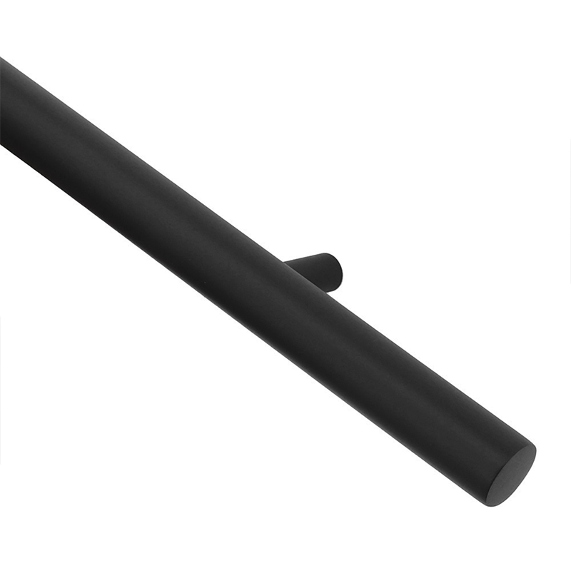 Zwarte stalen trapleuning model Blind