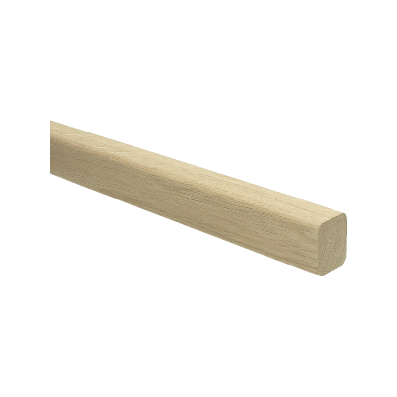 Eiken trapleuning model Rechthoek