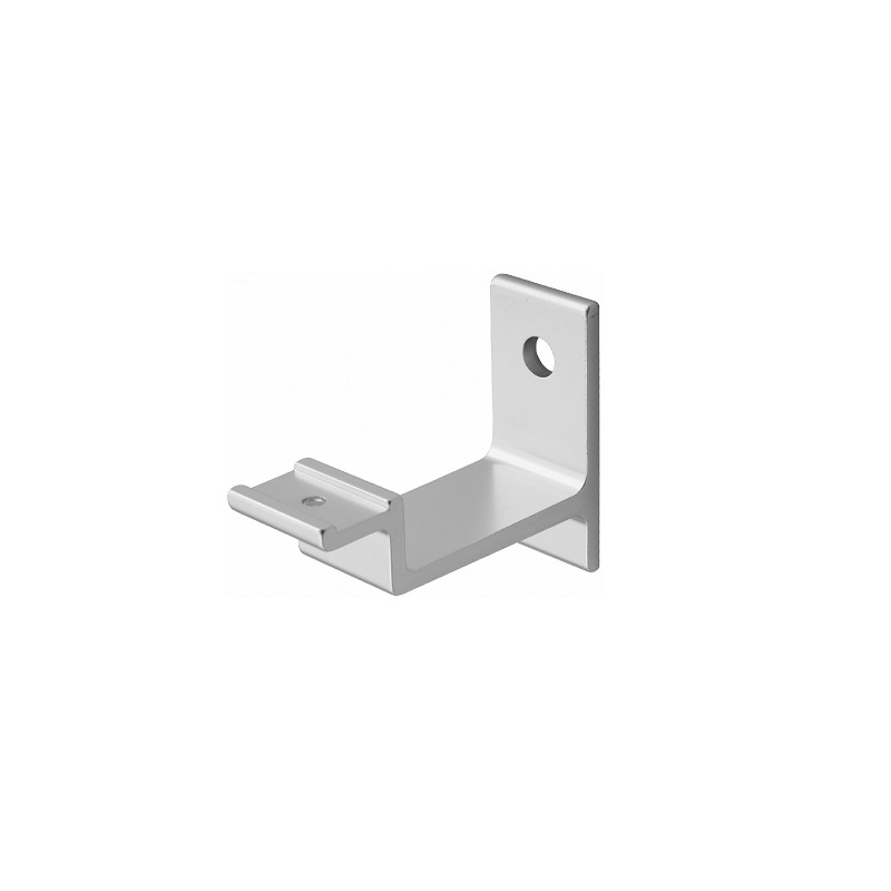 Moderne zilverkleurige leuninghouder