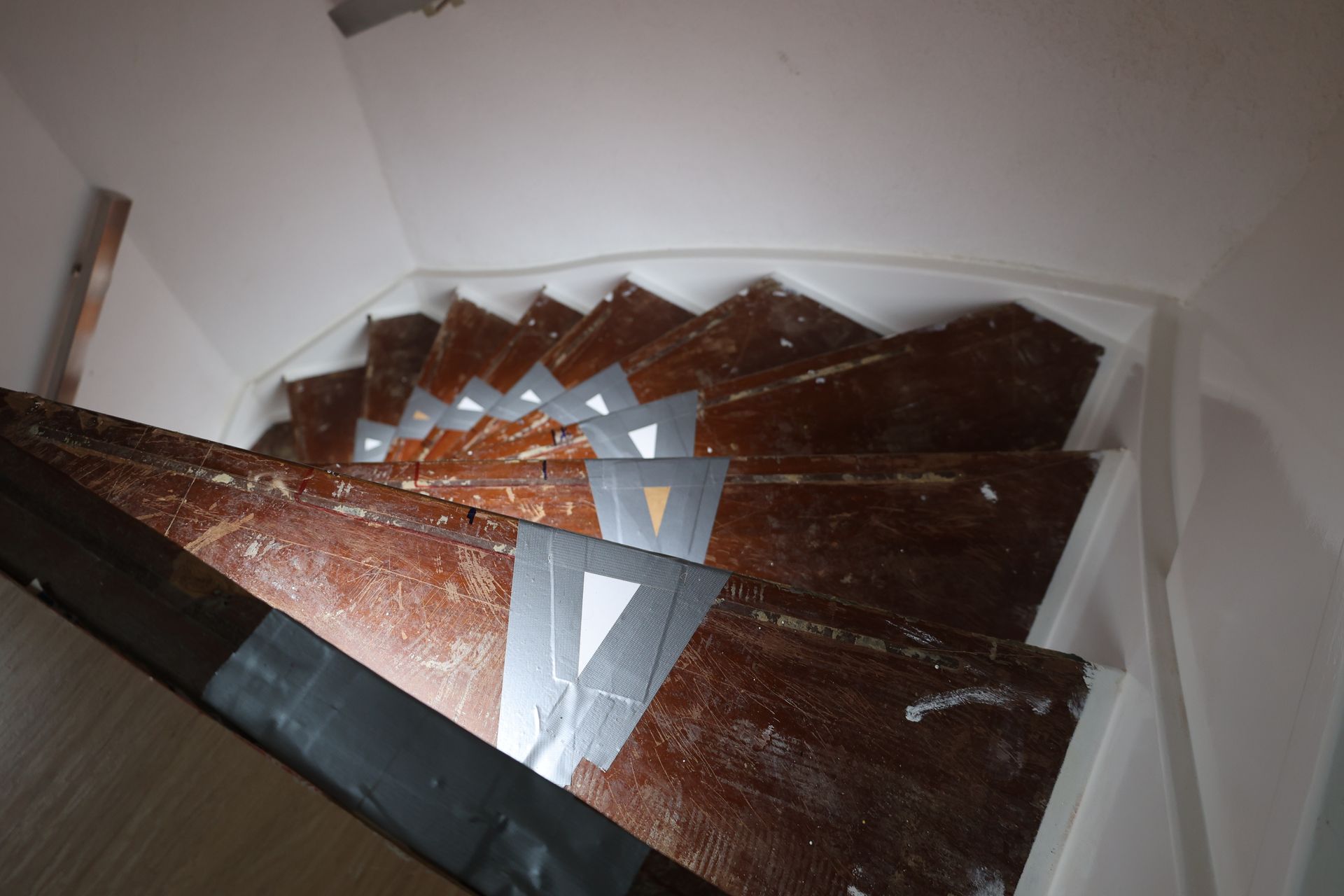 Project 1, de trap voor de renovatie