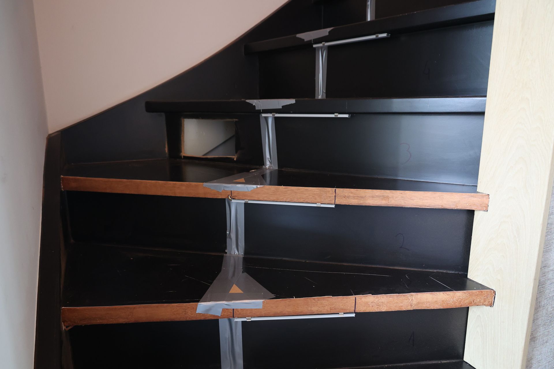 Project 2, de trap voor de renovatie